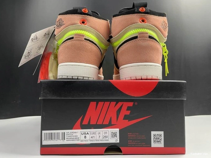 Switch 1 High Peach Air CW6576-800 Jordan 0726